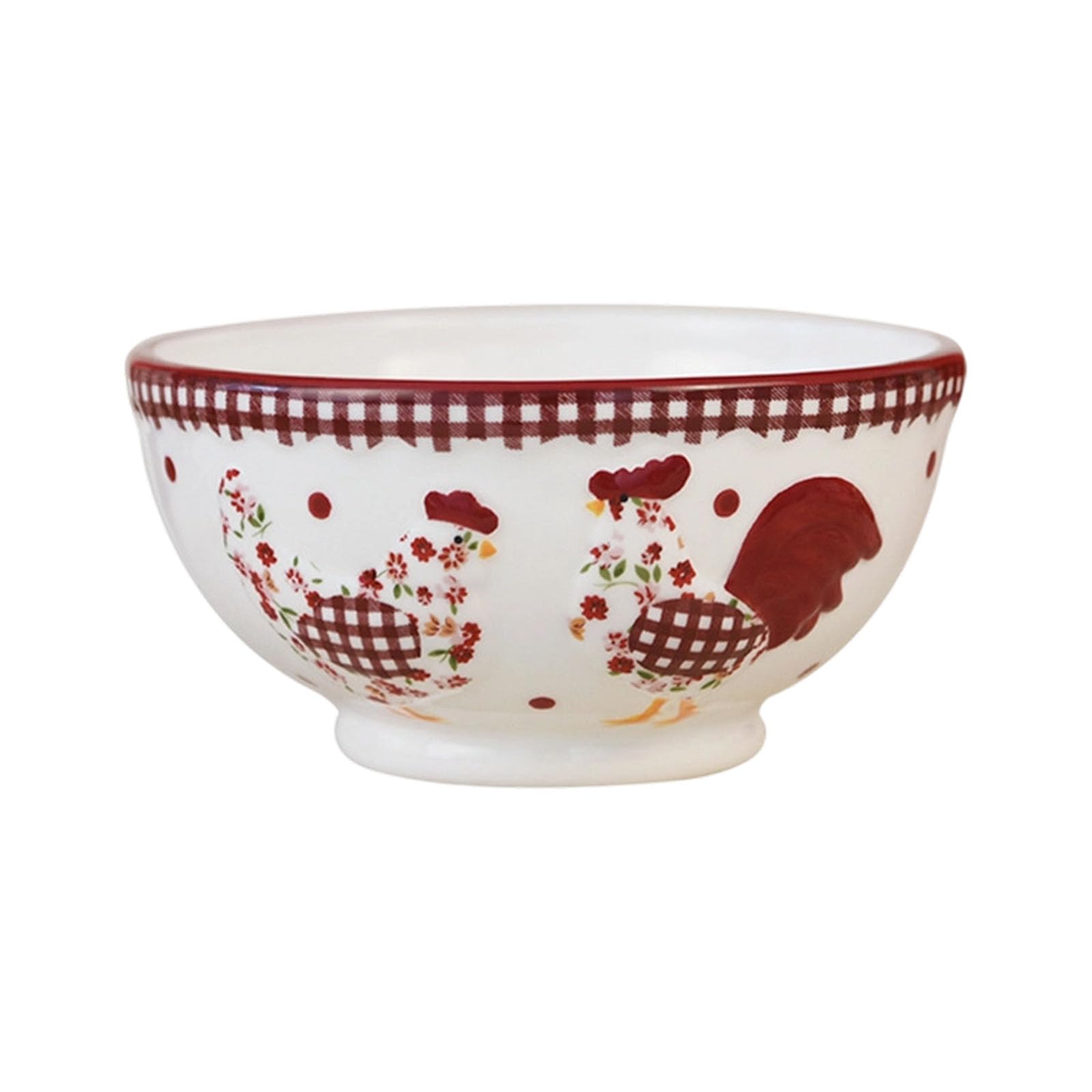 our fave Retro Red Flower Chicken Ceramic Storage Jar Creative Organiser Plate for Kitchen Spices Tea Coffee Sugar Dishwasher Safe Storage Cup