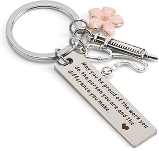 keyring Nurse gifts student nurse gifts keychain Medical Nurse keychain gift for nursing school graduation gifts Nurses Day Gift christmas Birthday Gifts for Women/men