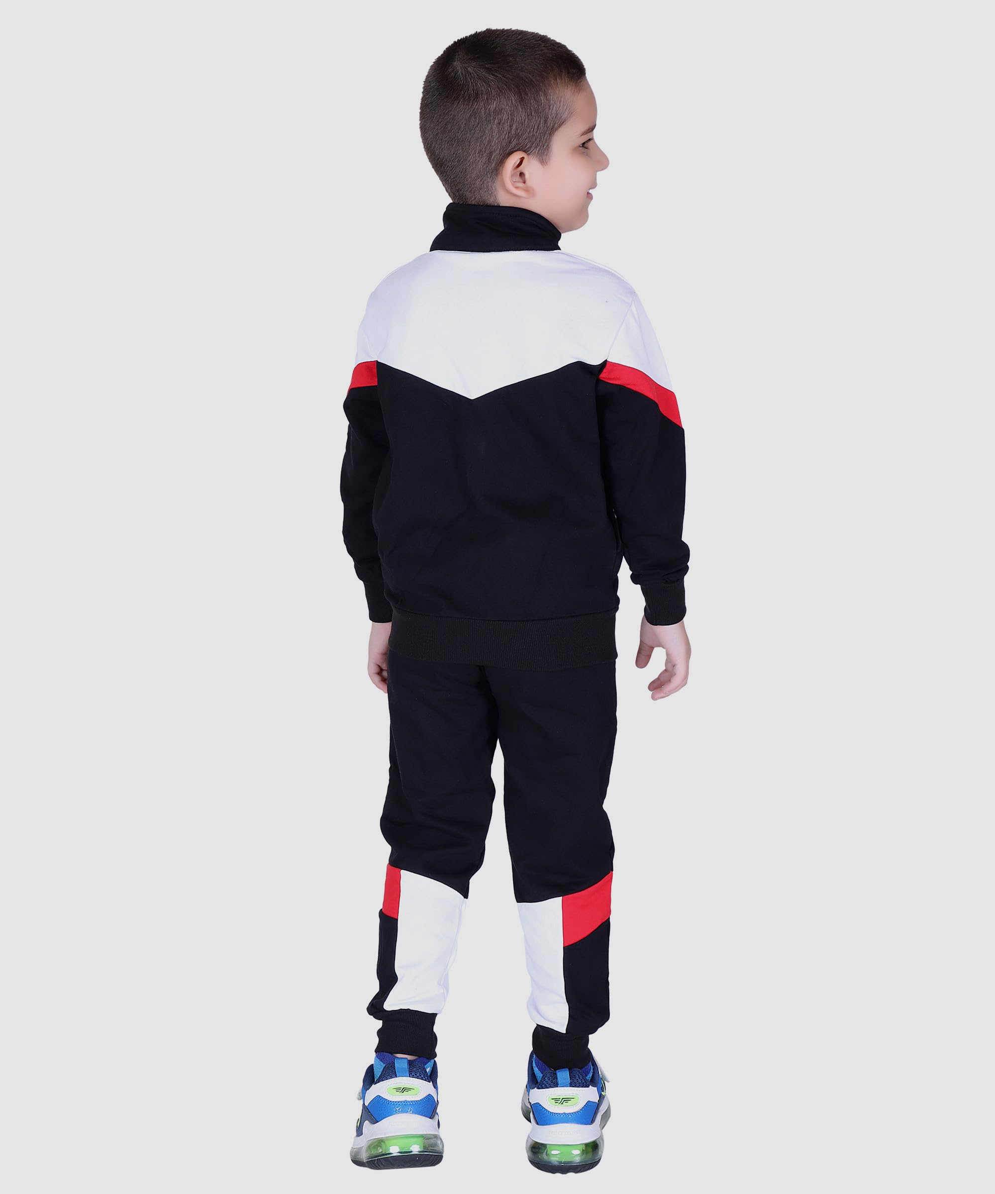 Kepa Boys Fleece Cotton Winter Wear High Neck Tracksuit For Kids 1