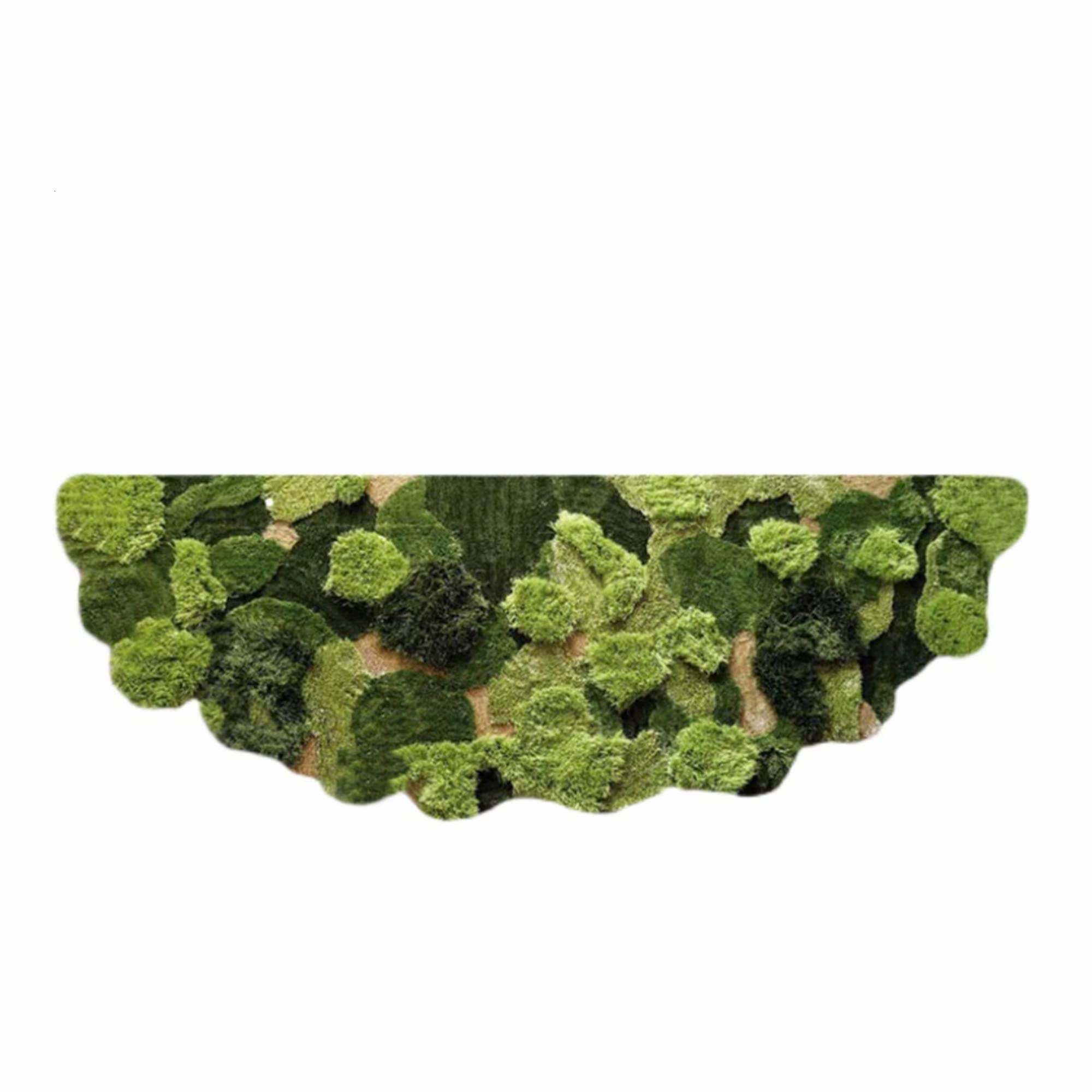 lzteck Bedside Rugs,Patchwork,Abstract,Geometric Shag,Artificial Grass Runner Rugs,Fake Grass Moss Tundra Rugs,Fluffy Kids Toddles Carpets,Living Room