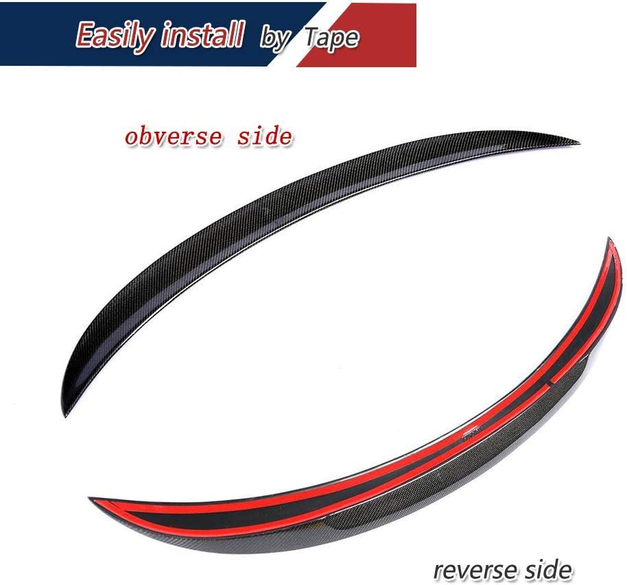 Carbon Fiber Spoiler fits for BMW 3 Series E90 325I 328I 330I 335I M Sport M3 Sedan 2005-2012 Rear Trunk Spoiler Factory Outlet Rear Boot Lid High Kick Wing Lip