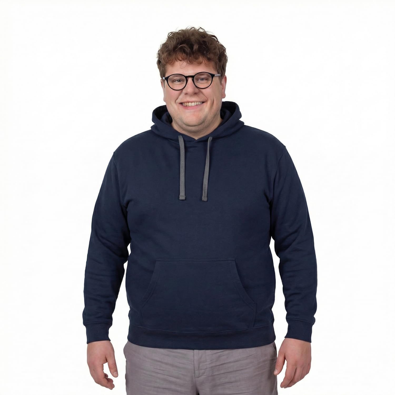 ADAMO Herren Kapuzensweatshirt Übergrößen 2XL-14XL
