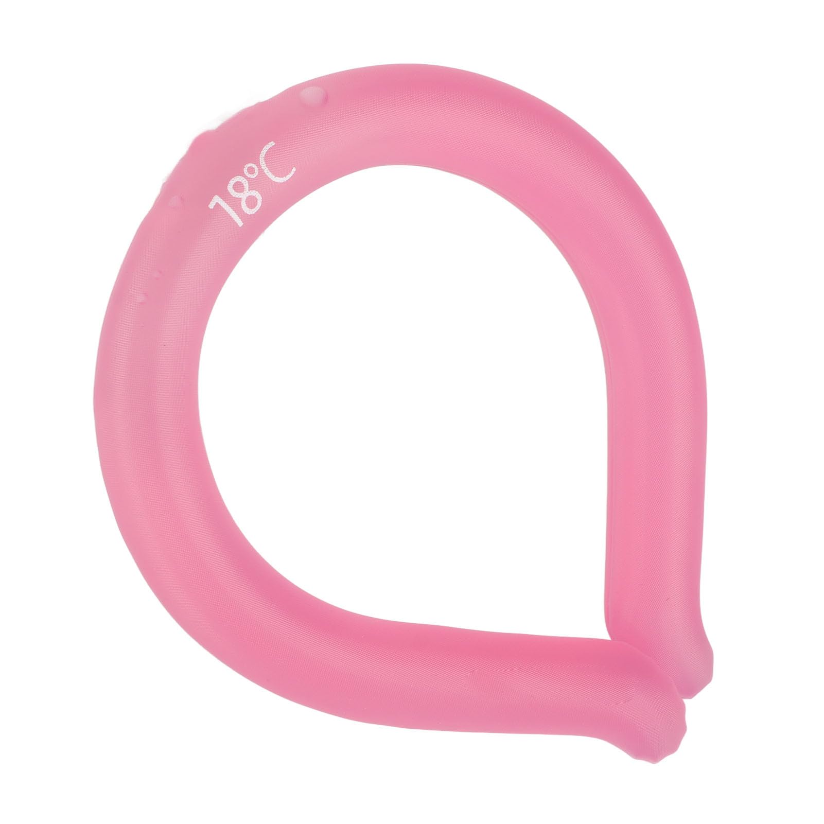 Nackenkühler, Neck Cooling Ring, Tragbare Folgen Sie dem Hals, um die Anlassende Kälte Wiederzuverwenden für Sommer (Rosa)