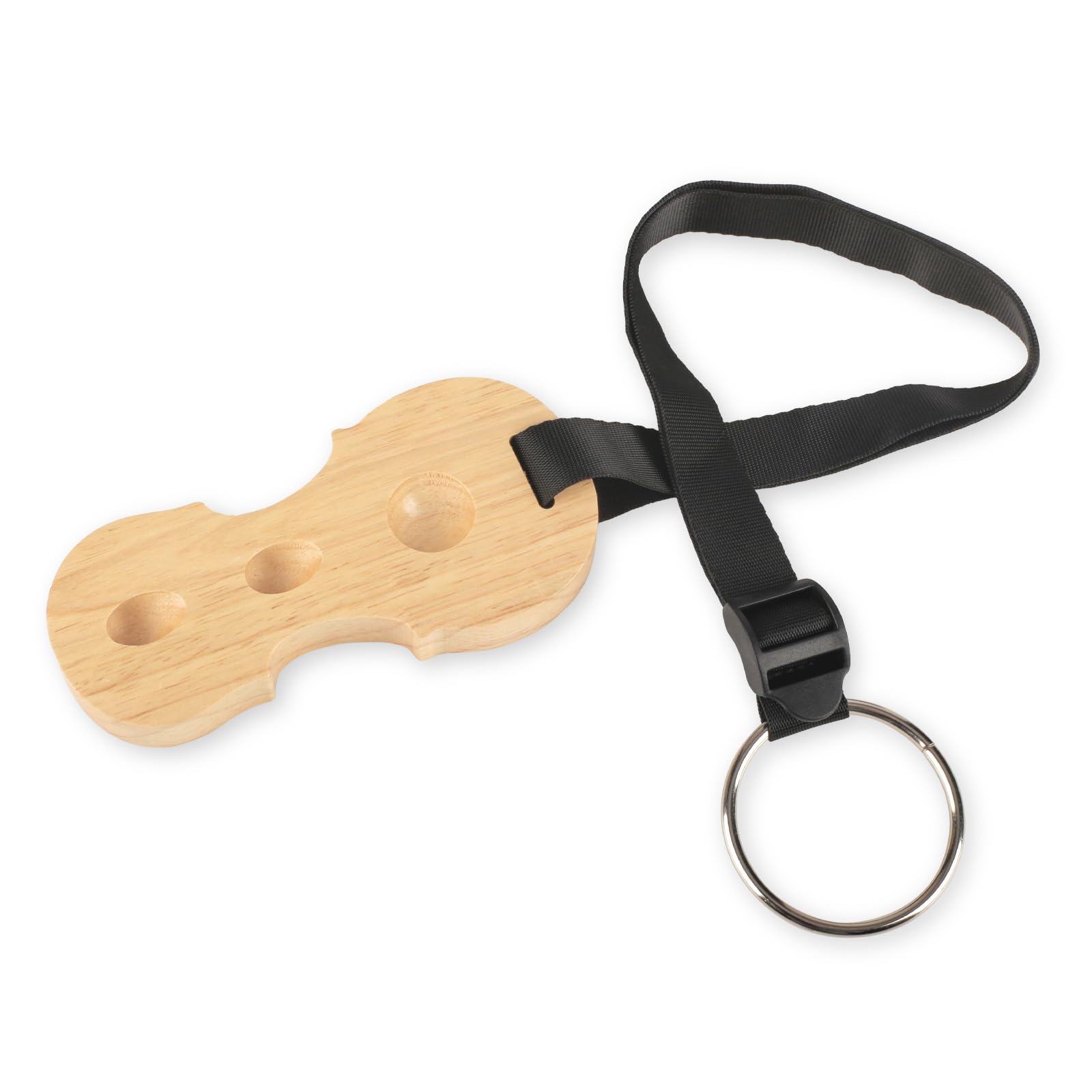 PUNK Solid Wood Cello Endpin Rest Non-slip Stopper Anchor Protector in Cello Shape 3 Holes Holder-image-40