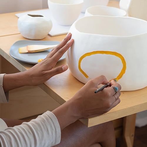 Miniatura 6 de ReArt Arcilla de cerámica de bajo fuego (conos 04-3) Arcilla de modelado artístico para lanzar ruedas y construir a mano, arcilla de cerámica para