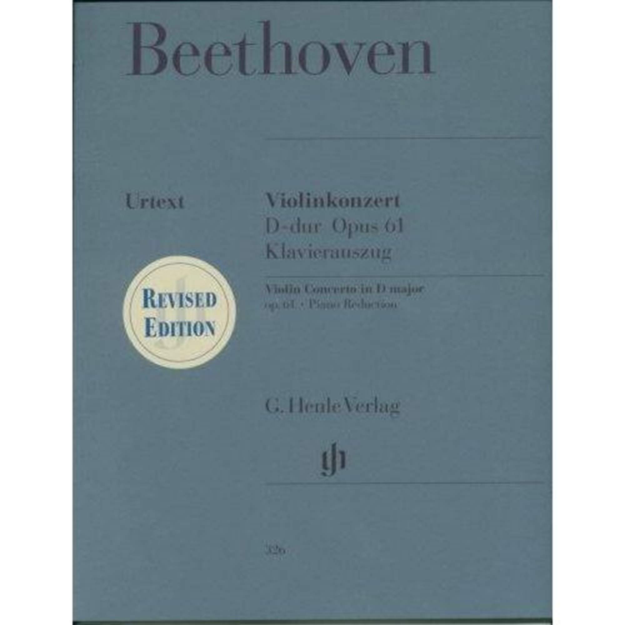 Violin Concerto In D Major Op. 61 Piano Reduction (Multilingual Edition)