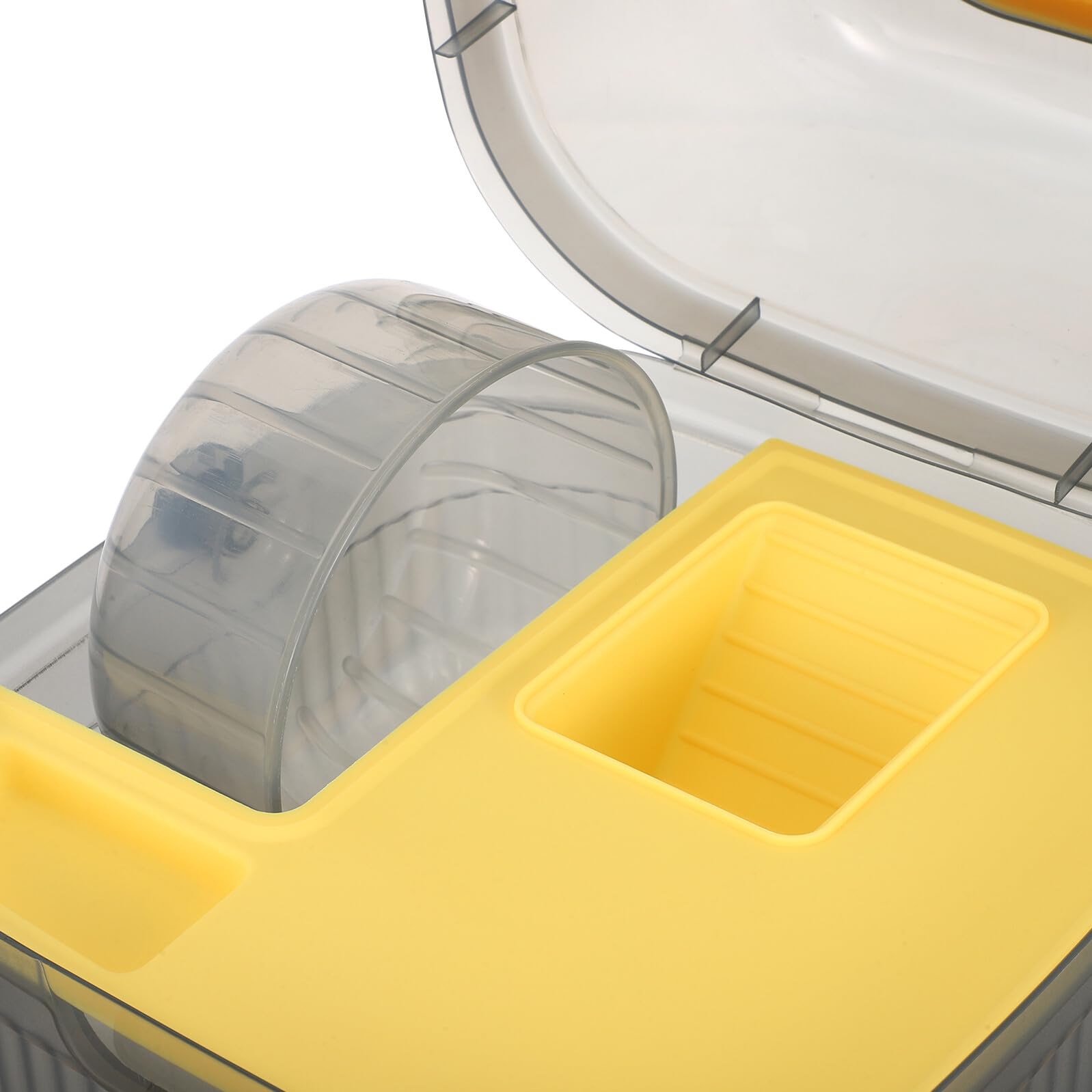 Trasportino Piccoli Animali Doppio Strato con Manico Gabbia Compatta per Viaggi Portatile per Furetti Criceti e Cincillà Custodia Sicura e Resistente per Trasporto Pet