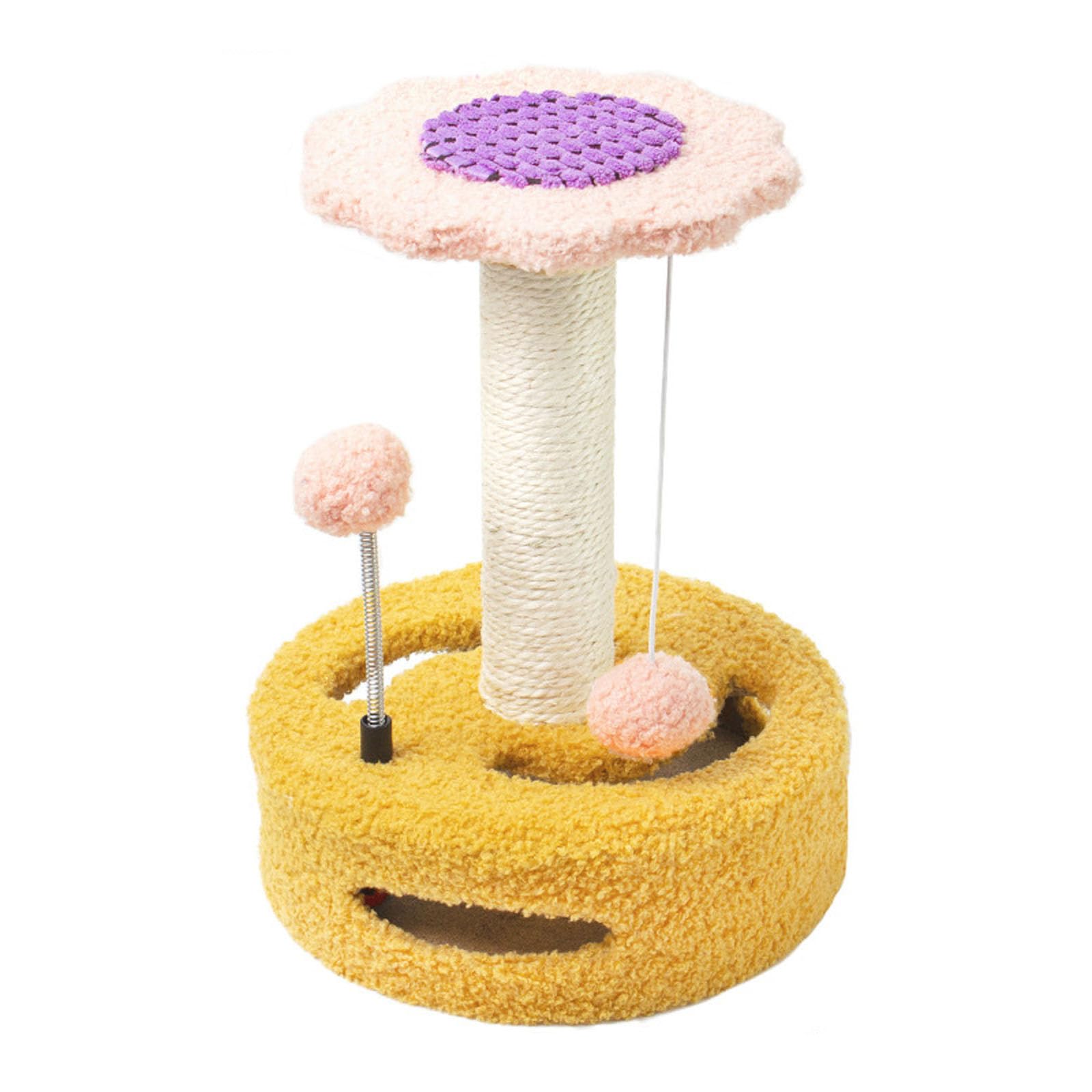 Ensemble de poteaux à gratter pour chaton avec finitions durables
