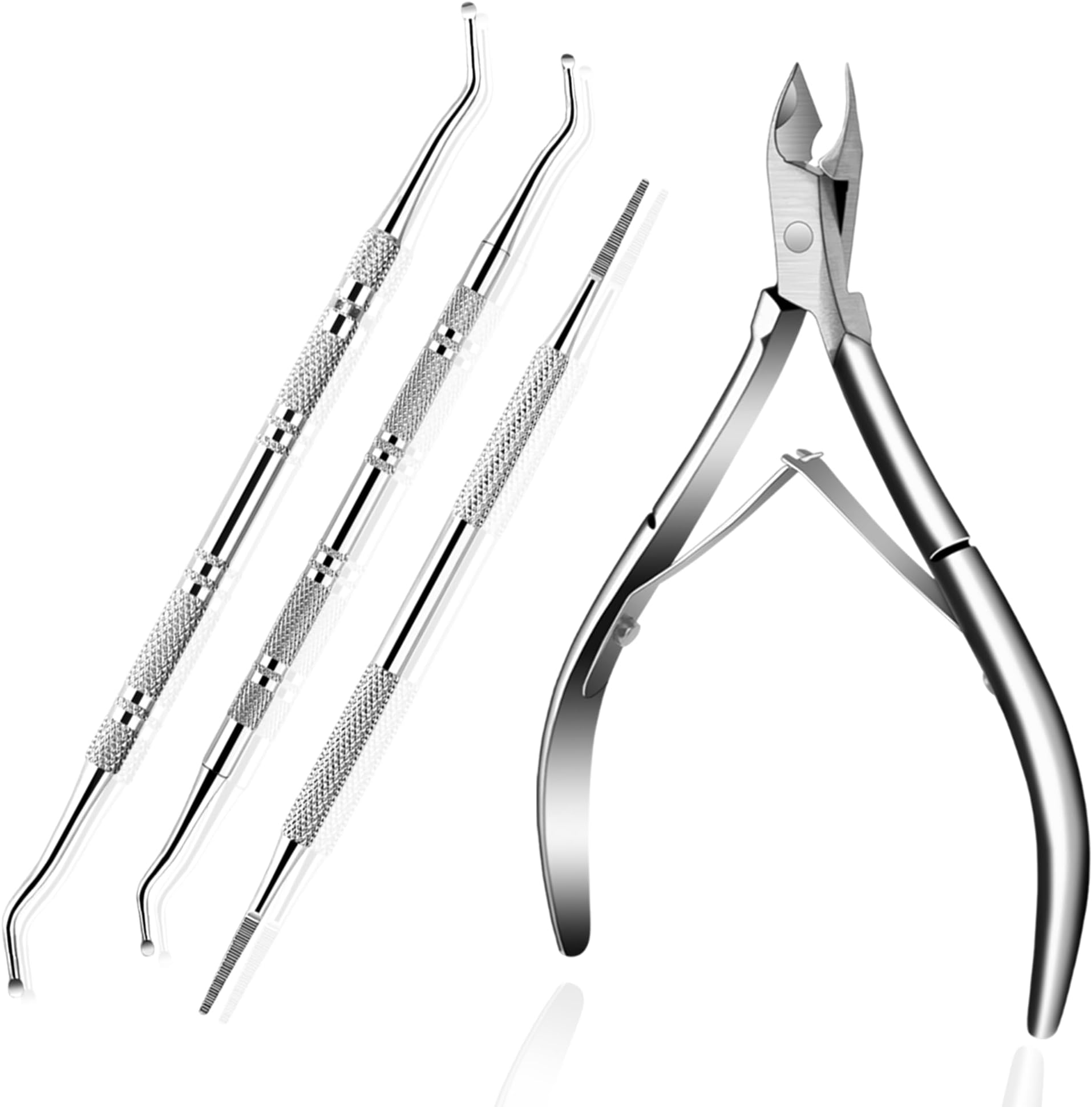 Ingrown Toenail Tool Kit, Ingrown Toenail Removal Kit: Ingrown Toenail Clippers, Ingrown Toenail File and Lifters, Under Nail Cleaner - Professional Pedicure Tools Set for Effective Treatment