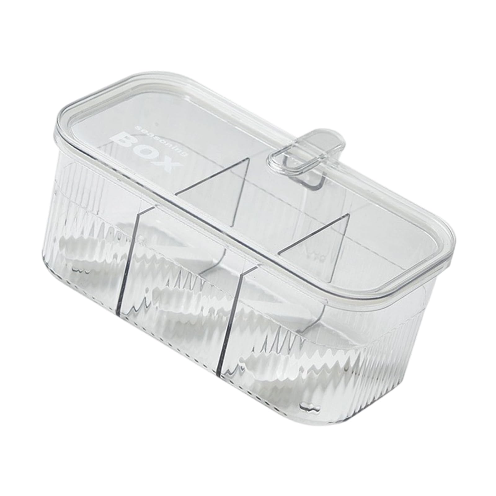 TFAOYS Multipurpose Kitchen Canister for Seasoning and Condiments with Visible Content Levels Seasoning Planner