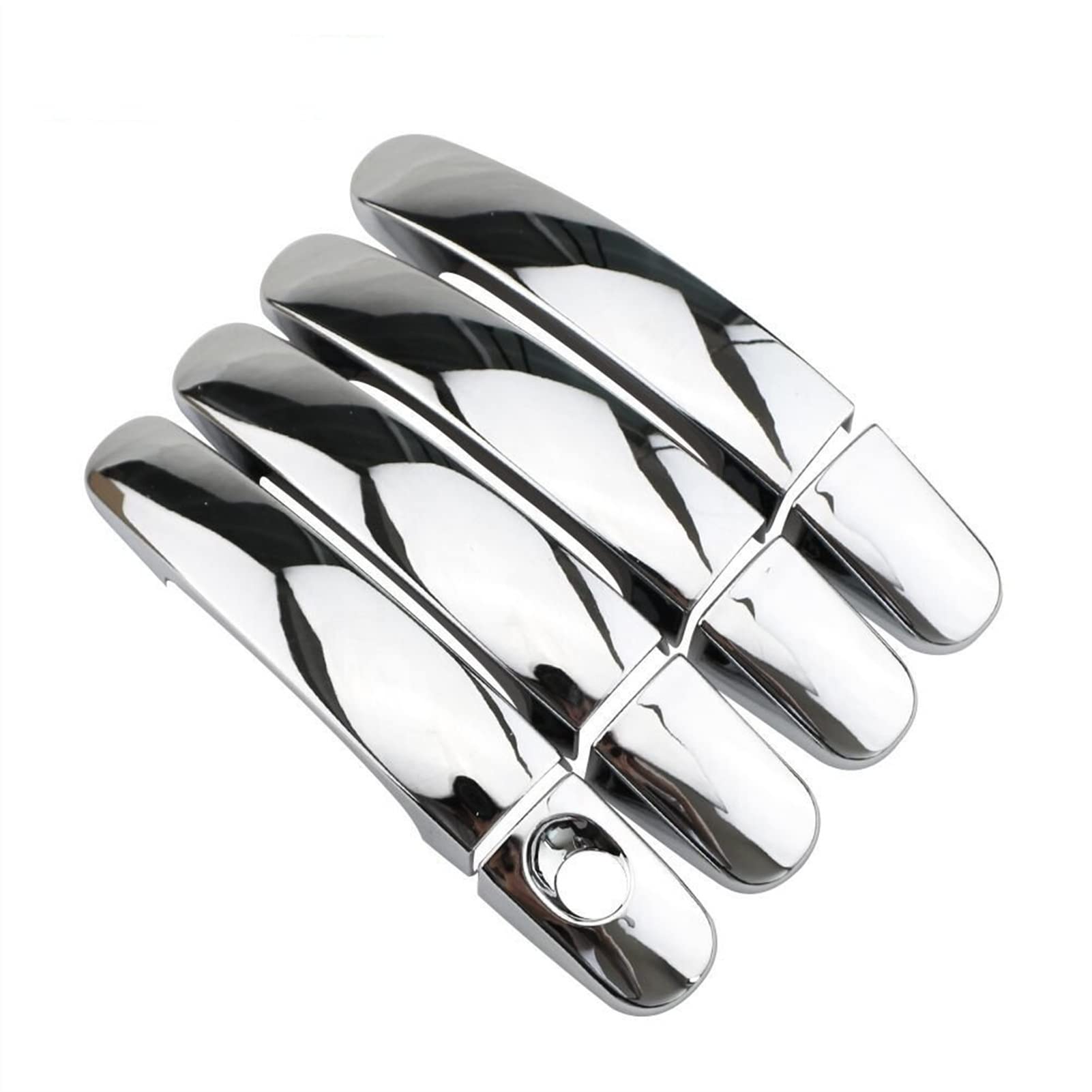 Qwqthgs 2 Car Exterior Door Handle Cap For Kuga Escape 013-016 Carmilla Car Styling Chrome Door Handle Protective Cover(2)