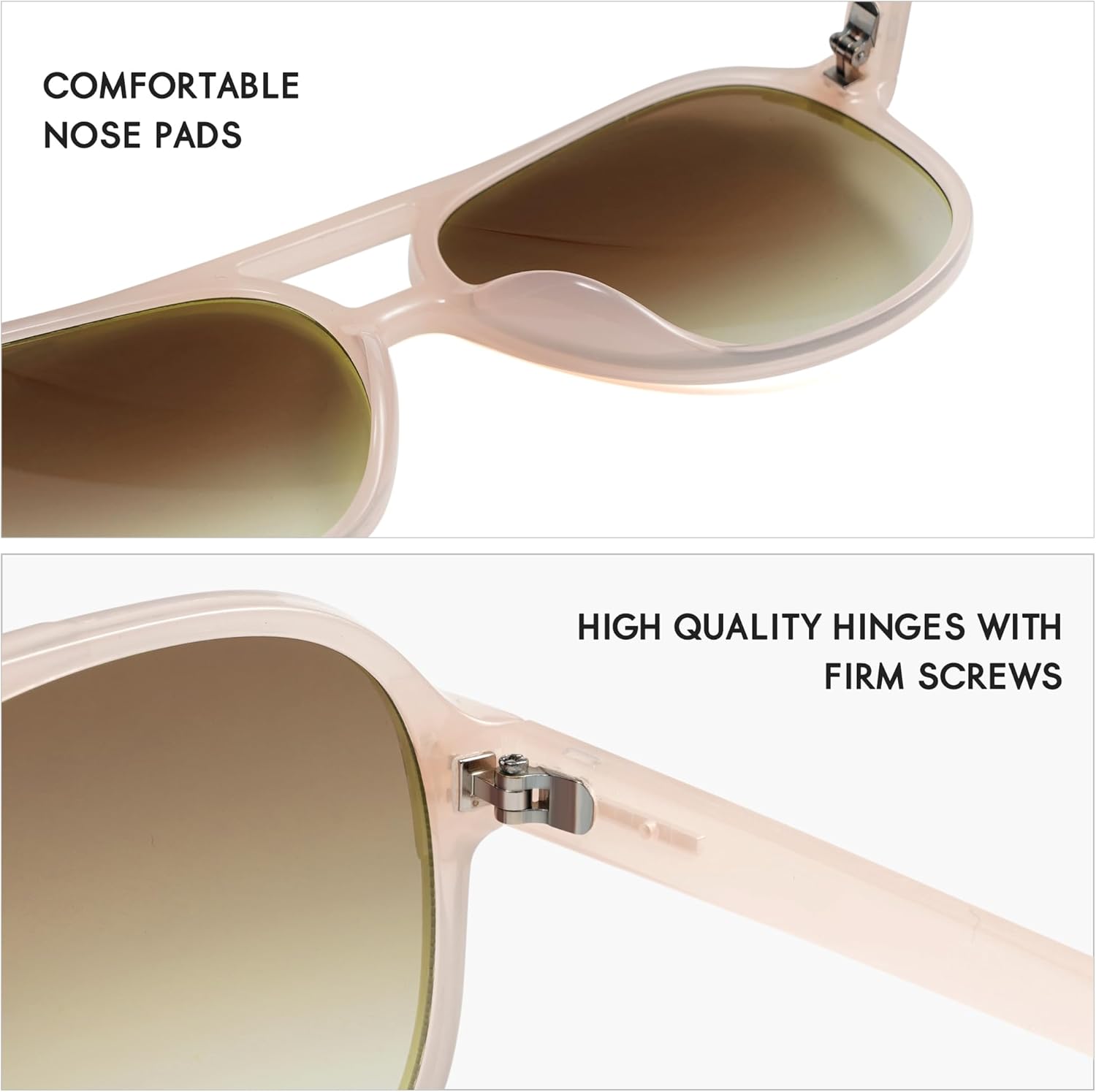 Retro Trendy Square Aviator Sunglasses Womens Mens 70s Classic Vintage Oversized Sun Glasses AR82174 - Image 4