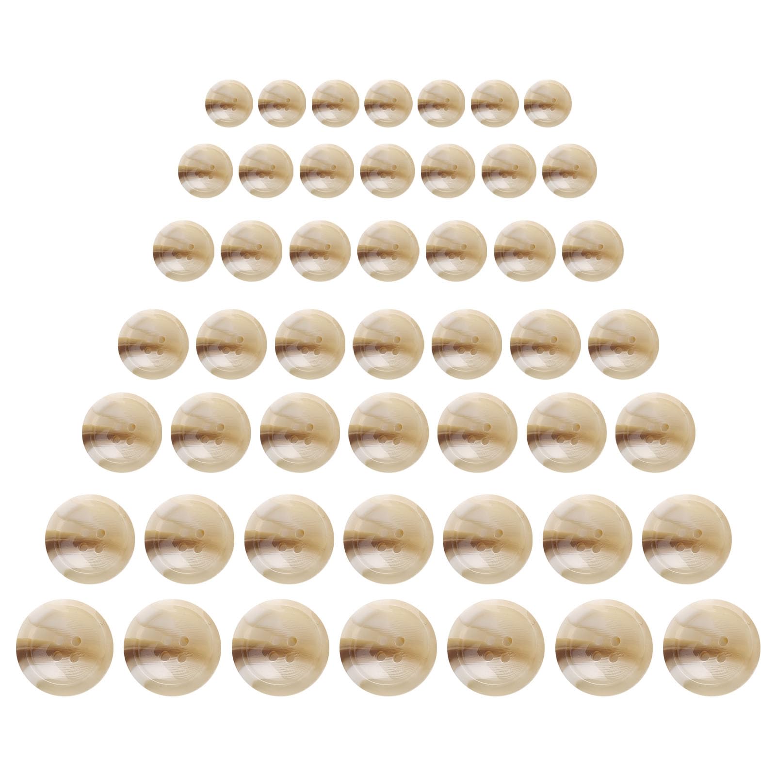 Tfaoys U 70 Pcs Craft Buttons Round Buttons 4 Holes Resin Coat Sewing
