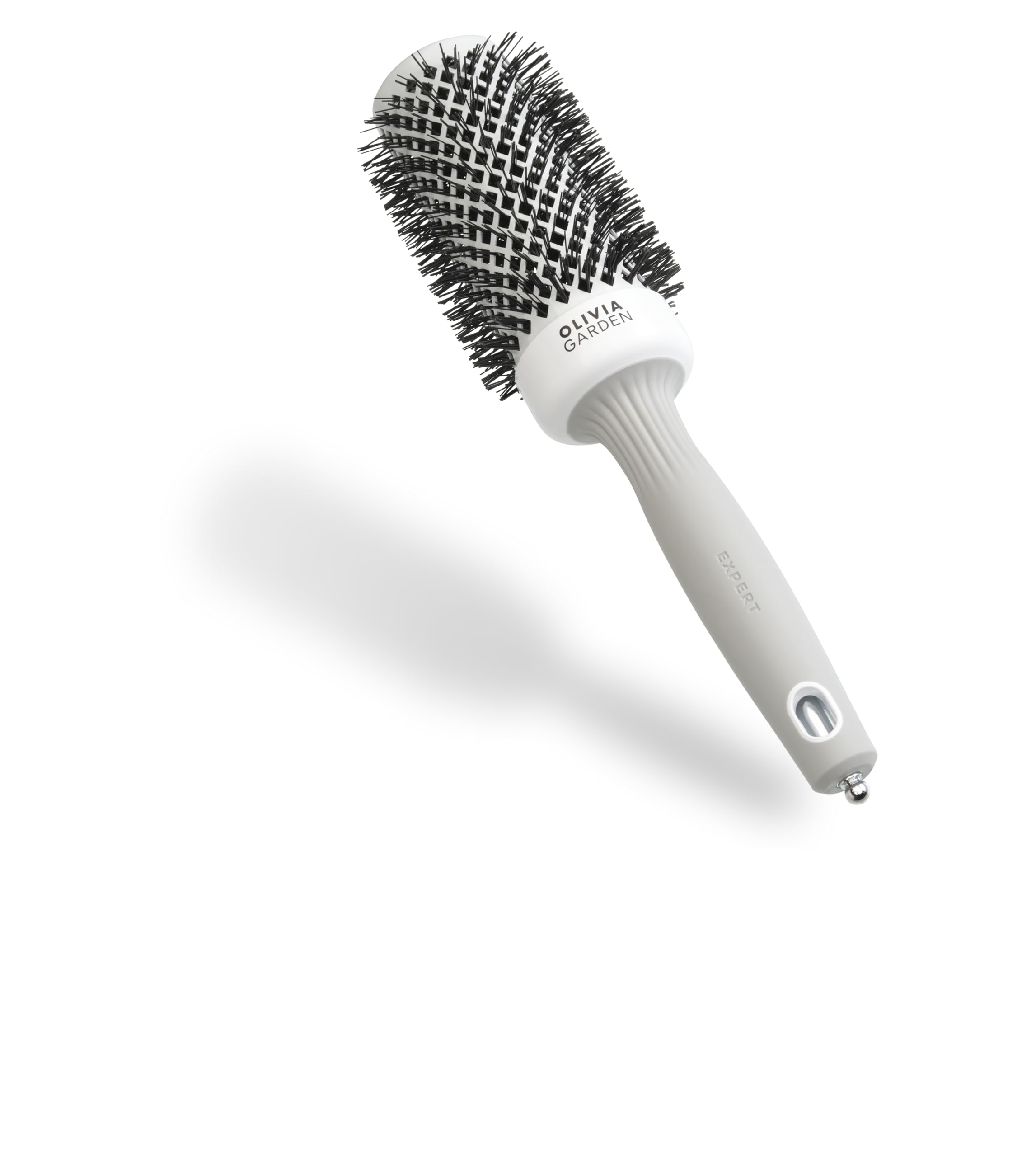 Olivia Garden Expert Blowout Shine – Spazzola rotonda in ceramica antistatica per piega brillante e senza crespo