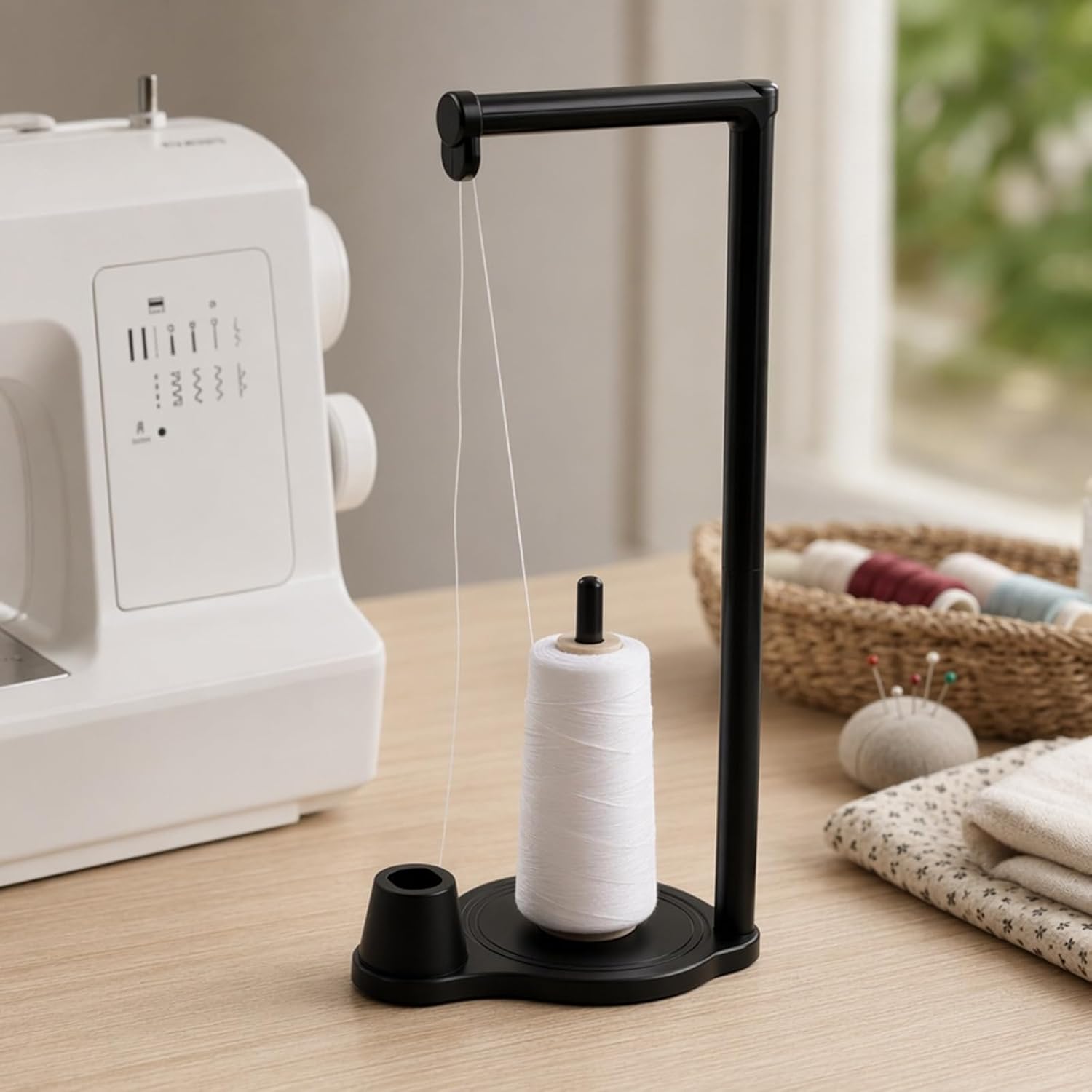 3D Printing Sewing Machine Thread Stand Multi-Functional for Smoother Feed image 5