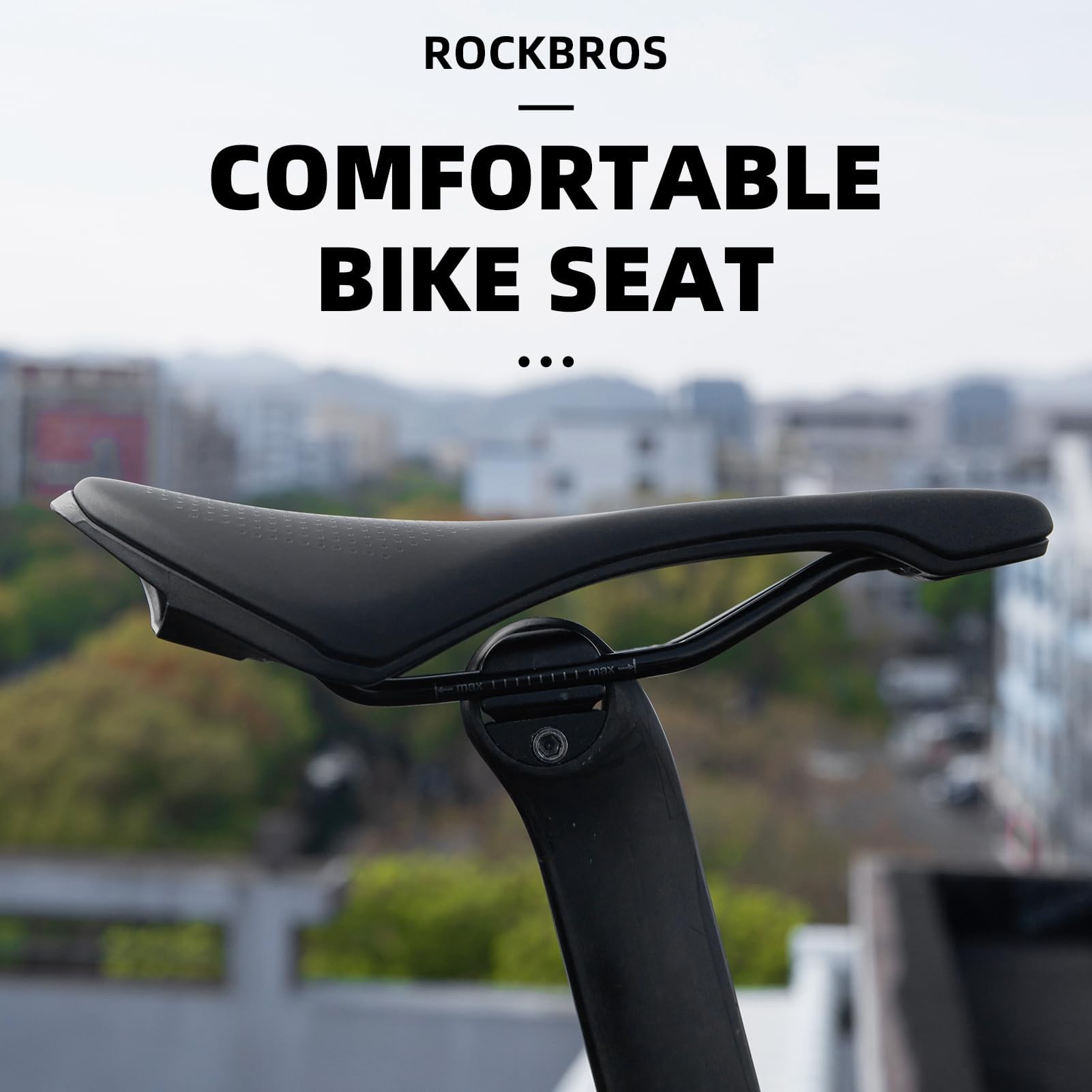 ROCKBROS Wygodne SiodełKo Rowerowe o Ergonomicznej Konstrukcji dla Kobiet i MężCzyzn, Kolarzy, MTB, RoweróW Szosowych