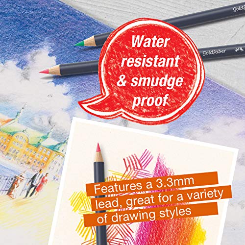 Image of Faber-Castell Creative Studio Goldfaber Wooden Color Pencil Classpack - 144 Pencils in 12 Colors