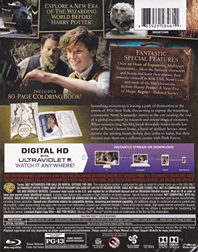 Fantastic Beasts And Where To Find Them (2016) B06XX25L7W Book Cover