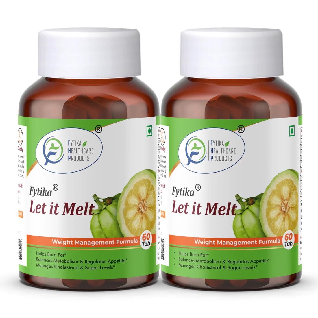 FYTIKA Let It Melt -120 Tablets (Pack of 2) | Weight Management Formula | Garcinia Cambogia, Green Coffee, Triphala |Formula For Men & Women-picture-13