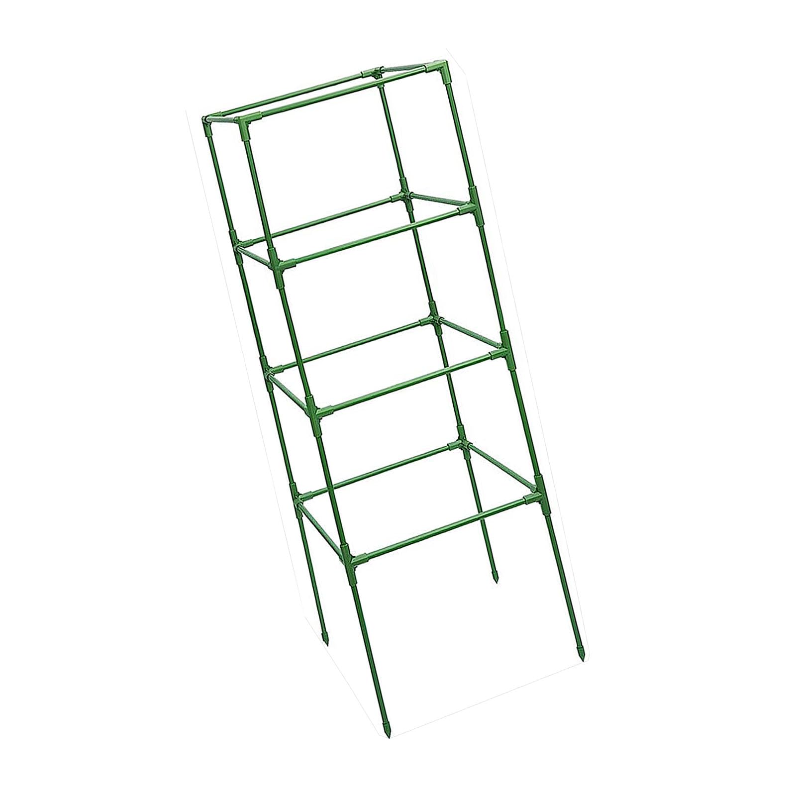Cadre de plantes grimpantes en métal vertical 120 cm, support potager avec sac de plantation
