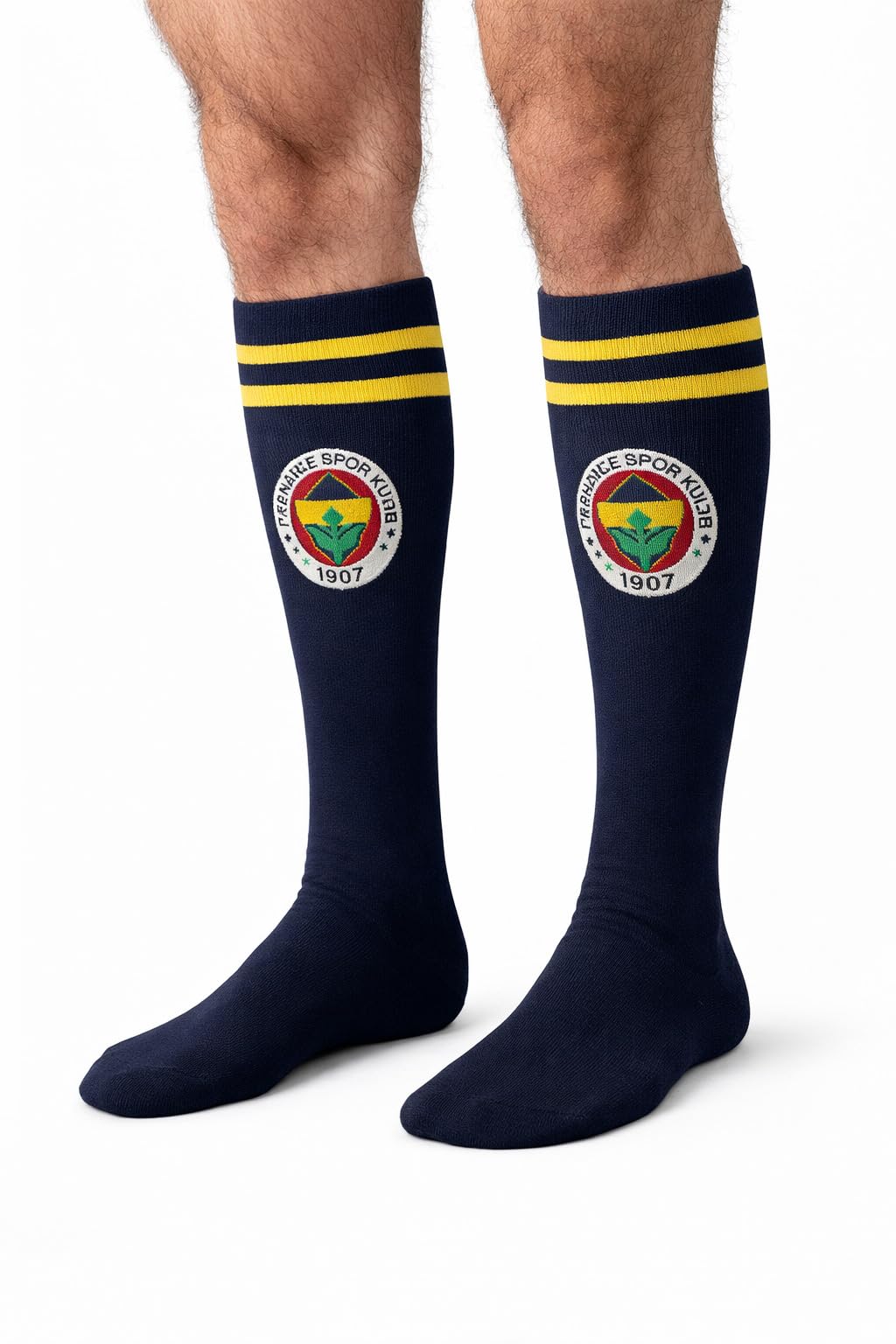 Fenerbahce Fußball Set Herren – Trikot, Shorts und Strumpfstutzen – 3-teiliges Fußball Outfit mit Vereinslogo – Sport Set für Training und Freizeit