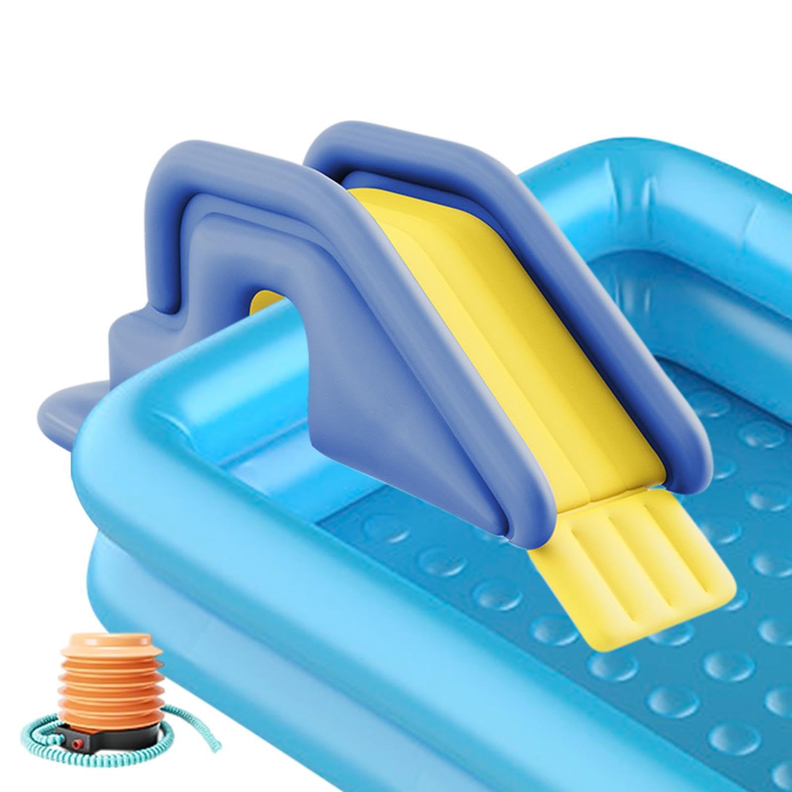 Tobogán acuático inflable, piscina inflable para centro de juegos para niños, patio trasero, piscina divertida al aire libre, muro de escalada, toboganes acuáticos inflables para niños y adultos, rega