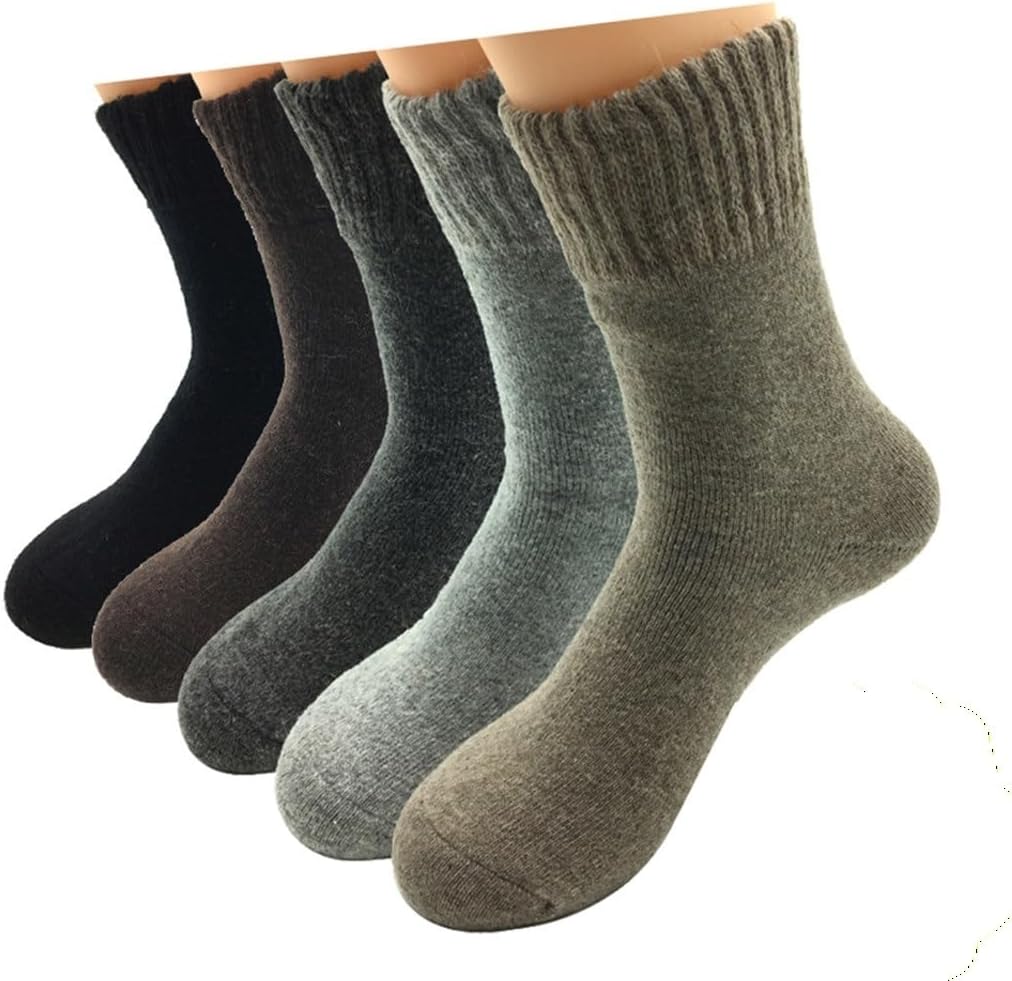 5 Pairs/Lot Thick Socks Men Winter Warm Cashmere Breathable Male Meias