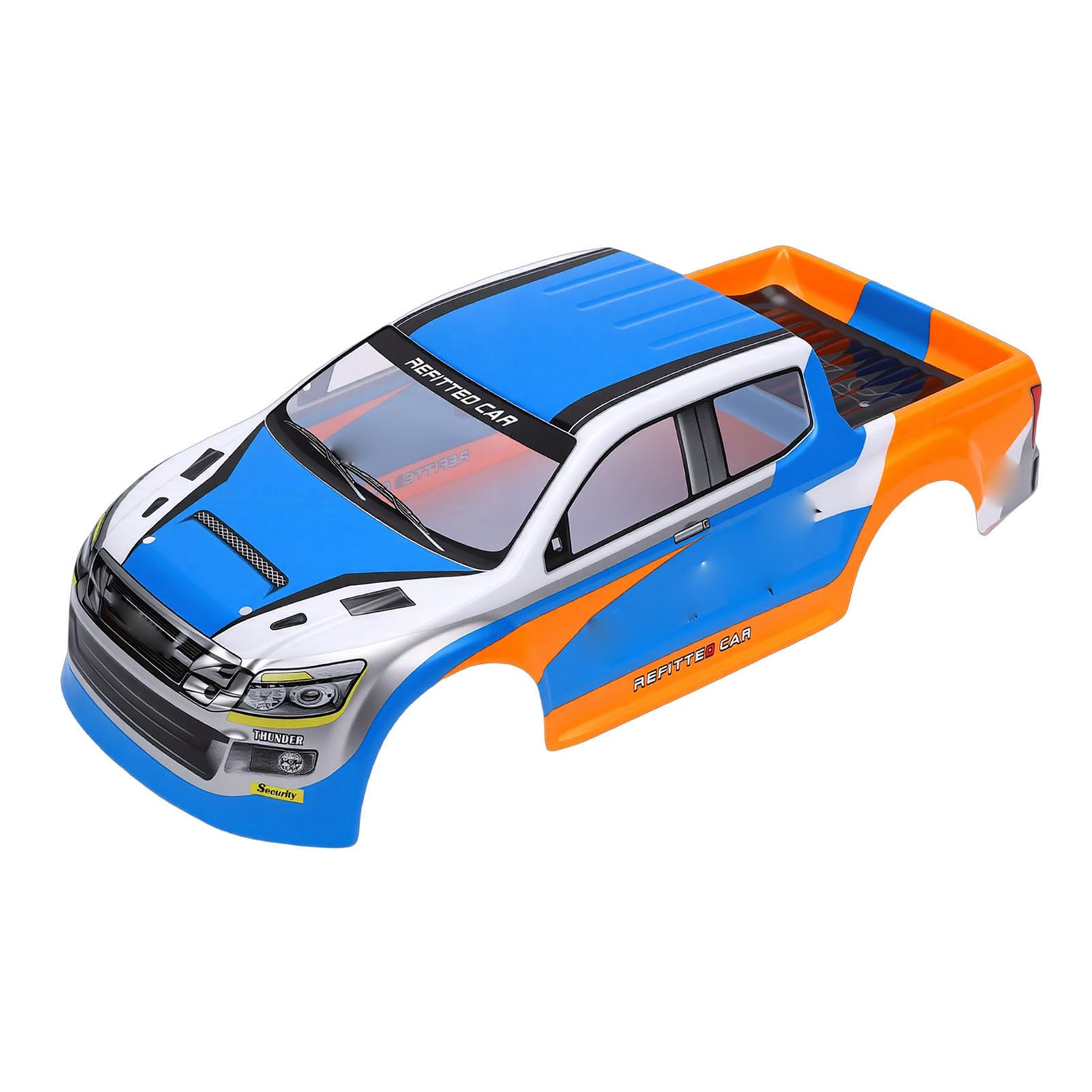 Ejoyous Carrocería de Coche RC, Acabado de Pintura Precortada de PVC para Camioneta Pickup a Escala 1:10, Elegante Cubierta de Modificación para Vehículos RC con Distancia Entre Ejes de 26 Cm (Blue)
