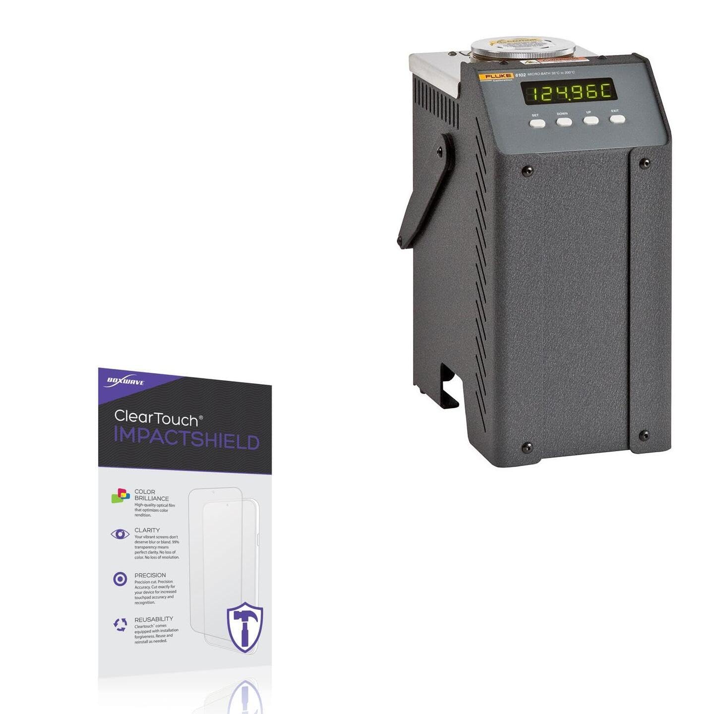 BoxWave Screen Protector Compatible With Fluke Calibration 6102 - ClearTouch ImpactShield (2-Pack), Impenetrable Screen Protector Flexible Film