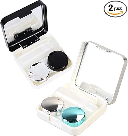 Amazon Frcolor コンタクトケース コンタクトレンズケース おしゃれ コンタクト収納 ミラー 洗浄液瓶付き 持ち運び便利 2個セット カラー1 Frcolor コンタクトケース Amazon Frcolor コンタクトケース コンタクトレンズケース おしゃれ コンタクト収納 ミラー 洗浄液瓶付き 持ち運び便利 2個セット カラー1 Frcolor コンタクトケース