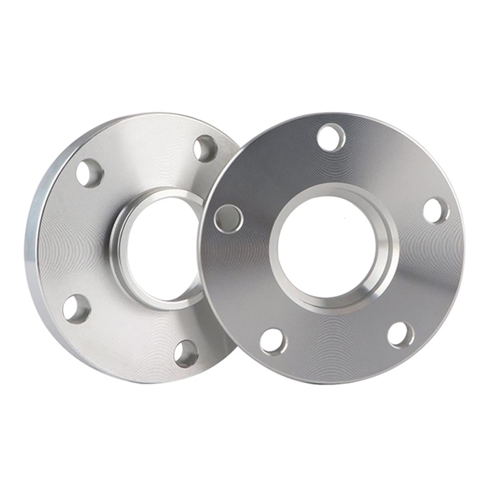 2 Pièces Adaptateurs De Roue Entretoise Pour Benz Élargisseur Jante En Aluminium Forgé 5x112 CB 66.6mm Espaceurs De Roue(15mm silver)