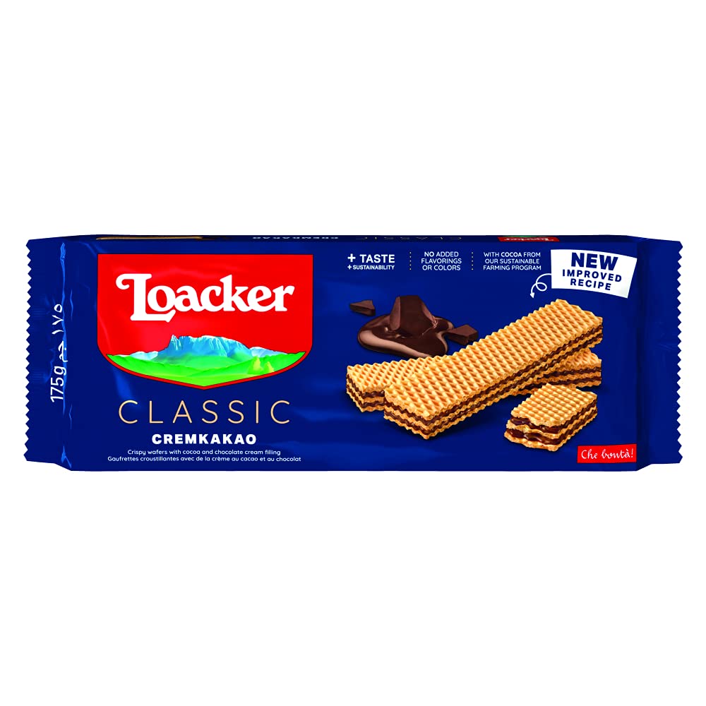 Loacker Classic Wafer Cremkakao(Chocolate) 175g Italy Amazon.in