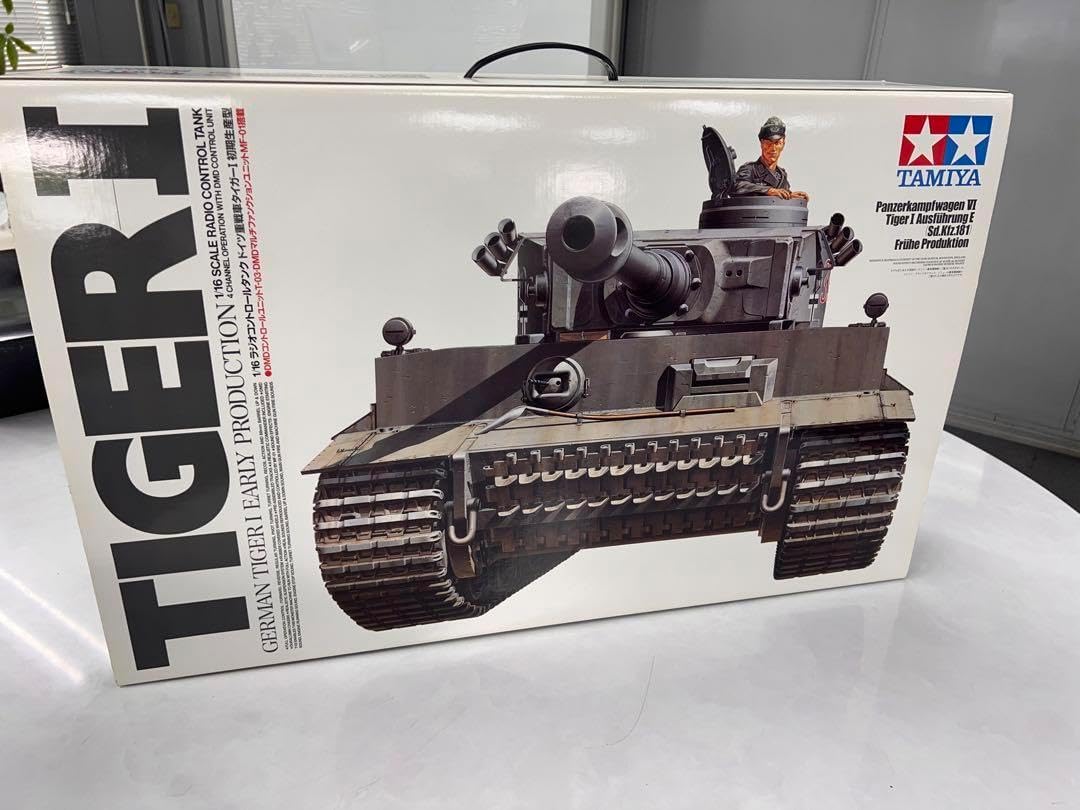 タミヤ　ラジコン・タイガーⅠ(初期型)1/16 完成品 タミヤ 1/16 RCタンクシリーズ ドイツ タイガーI フルオペレーション