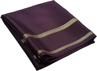 RAJMALA Luxurious Attactive Semi Mysore Silk Women's Beautiful Zari Woven Border & Unstitched Blouse Price In India