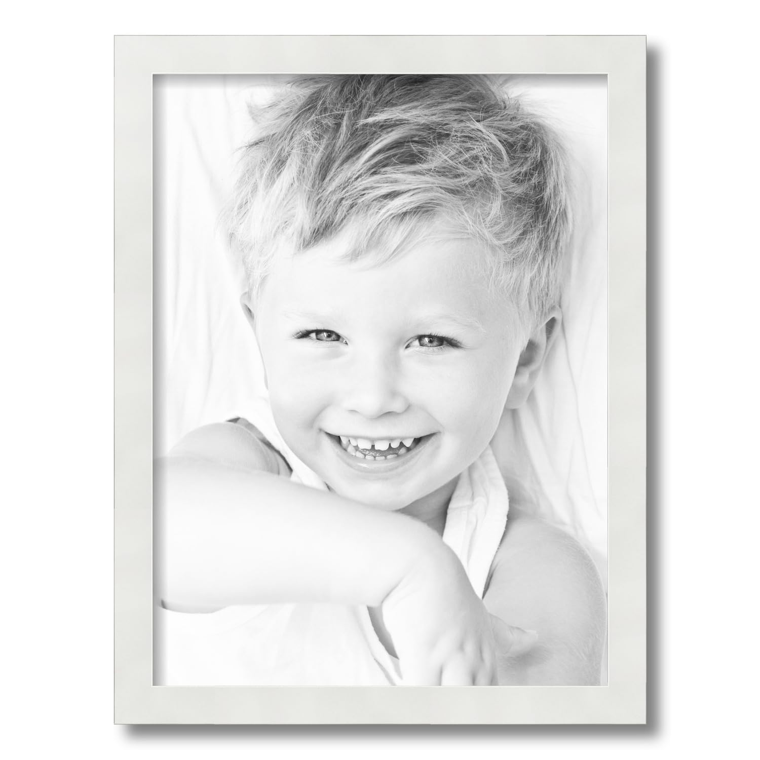 Amazon.com - ArtToFrames 15x20 inch Satin White Frame Picture