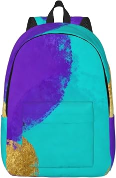 Golden graffiti Black Backpack - Backpack with Multiple Color Options for Commute, Travel and Daily Use