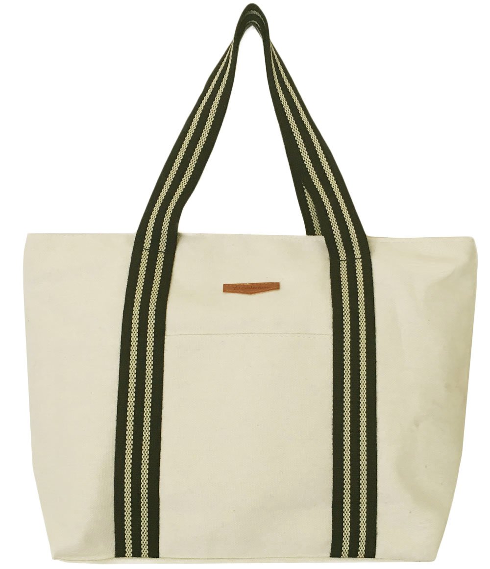 Utility Canvas Travel Tote Bag For Women and Girls1705