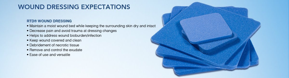 blue wound care dressing Amazon.com: Blue Foam Dressings, 4"x4" - 10 Absorbent Foam Dressings with Antimicrobial Ingredients - Good for Moderate to Heavy Exudate Wounds