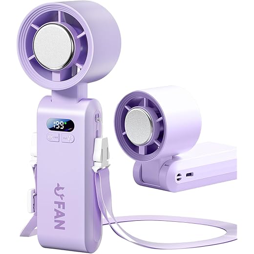 Numgug Handheld Fan Portable Handheld Fan with Ice Function