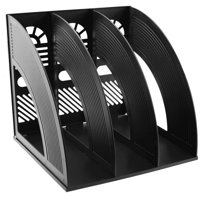 Buy Desk File Organiser,SAYEEC Sturdy Desktop Triplicate Magazine