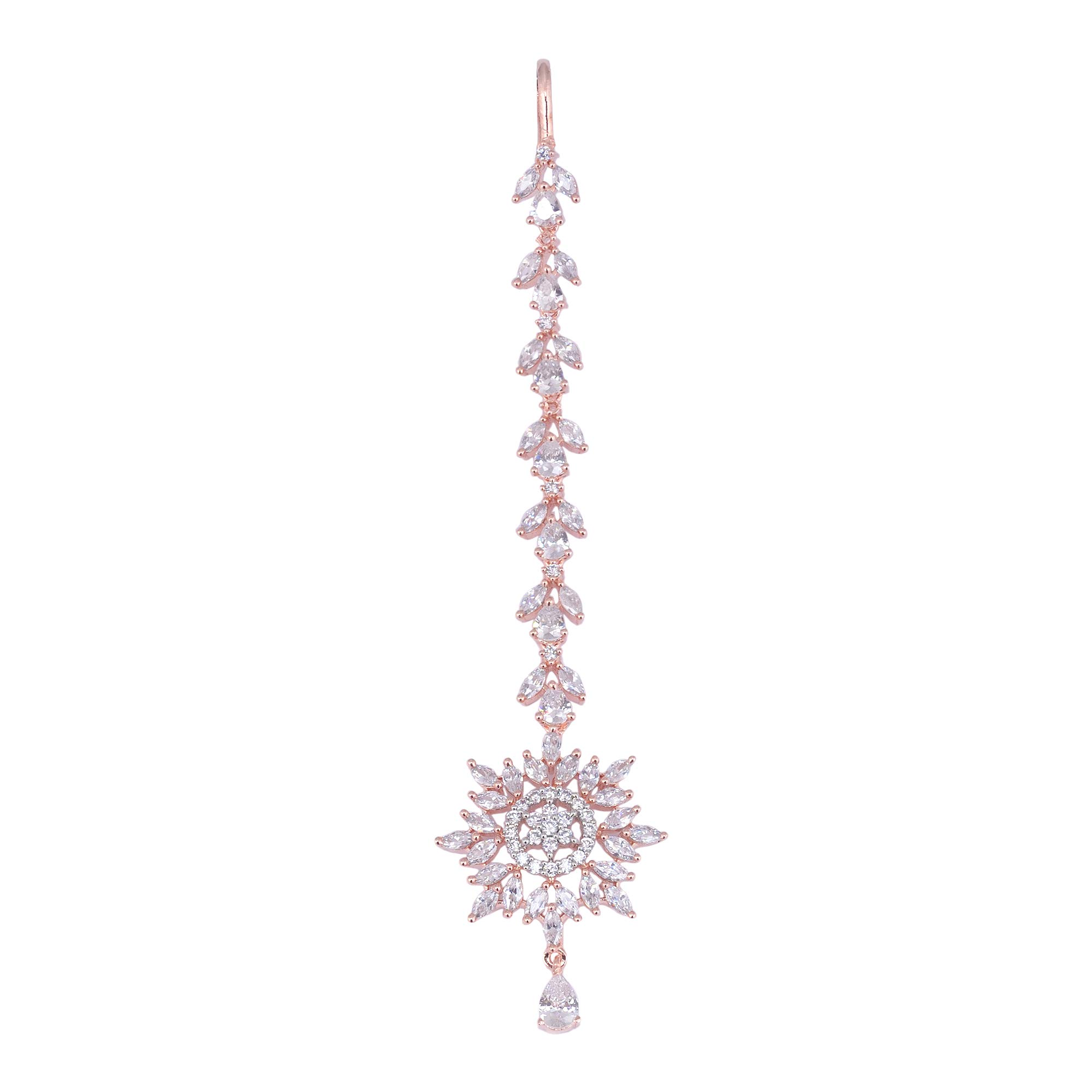 Saraf RS Jewellery-Stylish Maang Tikka Rose & Handcrafted for Women & Girls (B08WS4GY7Y) Amazon Price History, Amazon Price Tracker