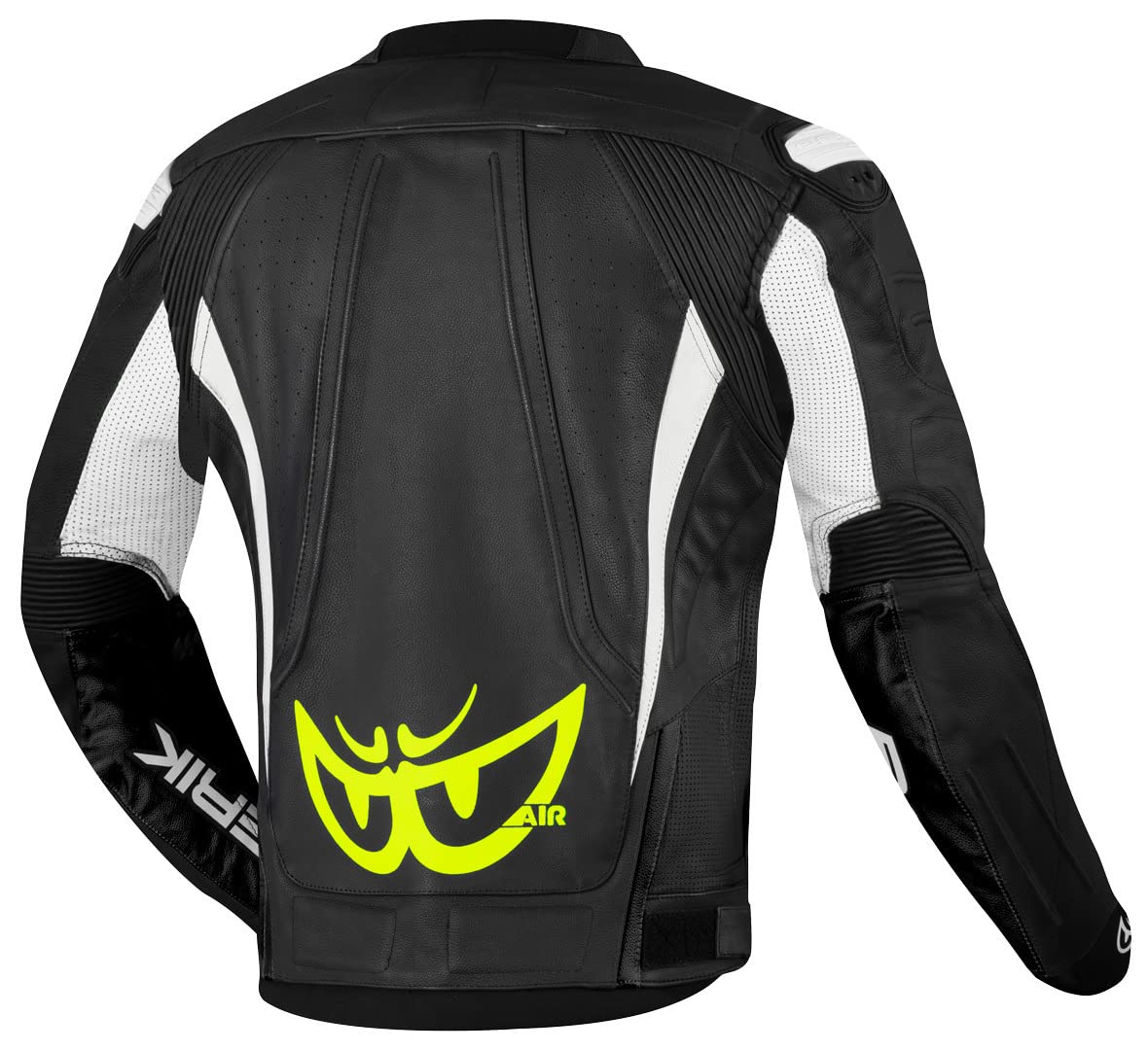 Berik Wild Chase Giacca in Pelle da Moto, Nero/Bianco, 50