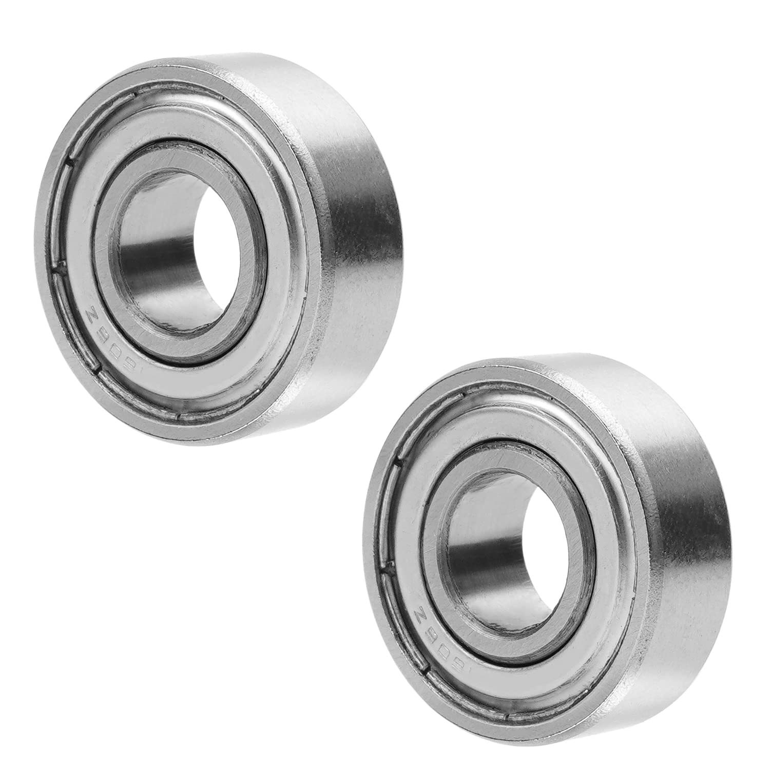 Othmro 2pcs 1606ZZ Deep Groove Ball Bearings, 9.5mmx23mmx7.9mm Double Shielded 1606 ZZ Bearing High Carbon Steel GCr15 Bearing P0