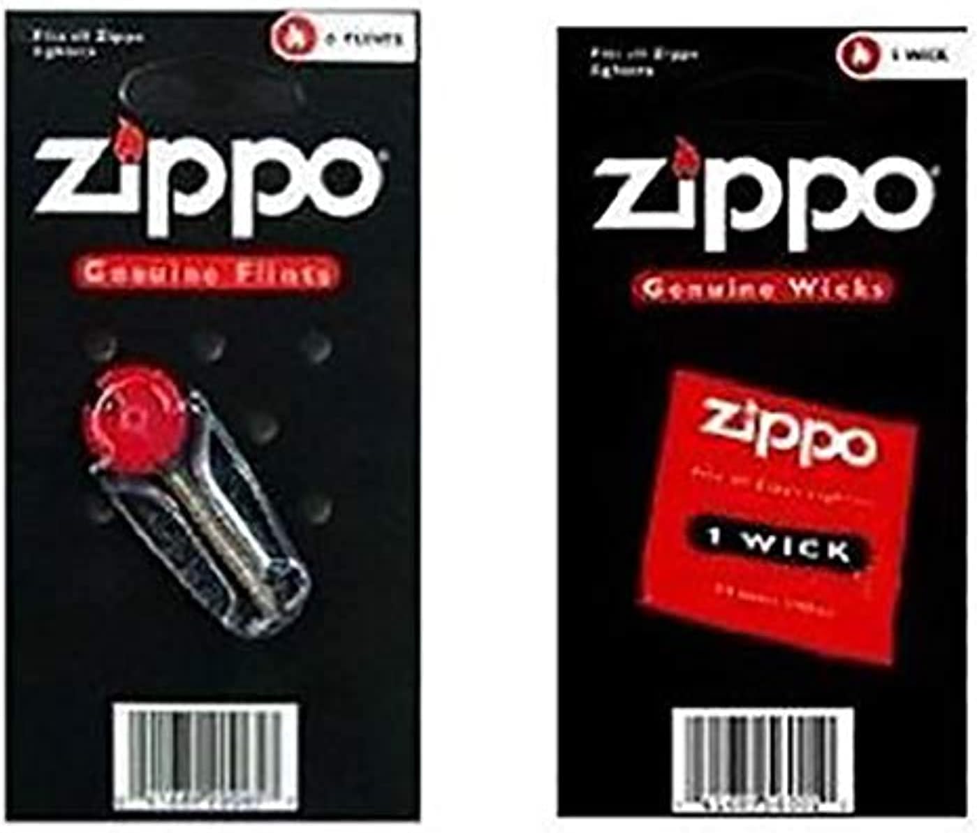 Zippo Accessory Flint and Wick Blister Set ZP 2406n and 2425
