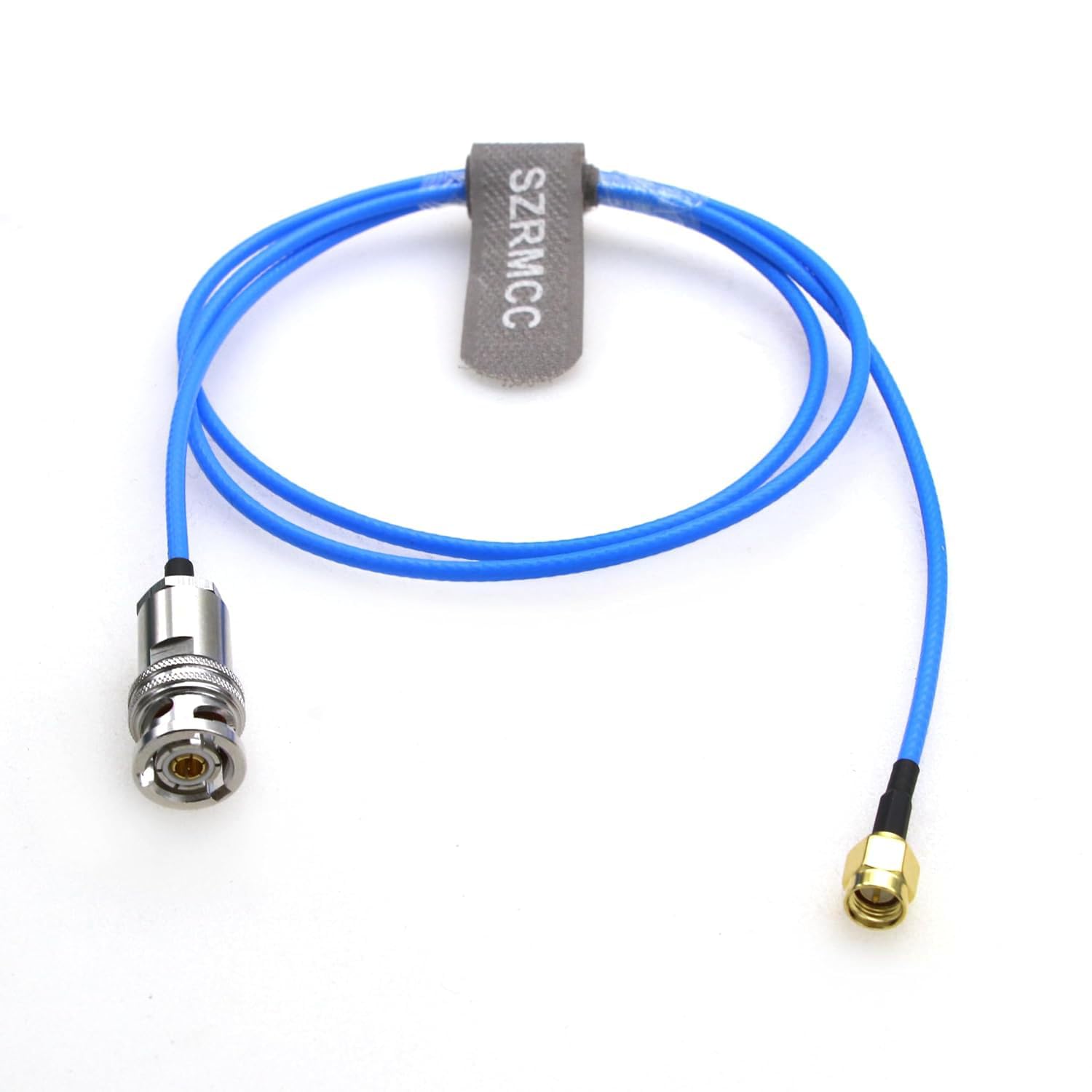 SZRMCC TRB Triax BNC 3-Slot Stecker auf SMA Stecker Koaxialkabel für MIL1553 Datenbuskoppler Netzwerkantenne (1 m)