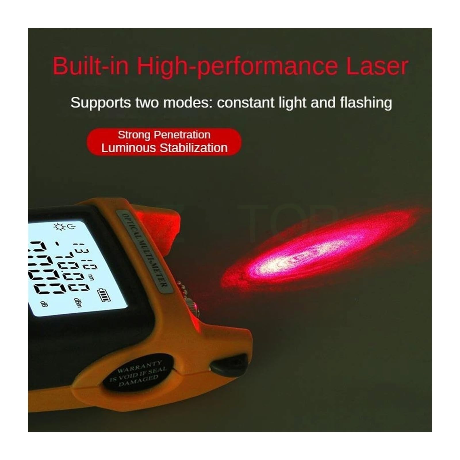 Miernik mocy optycznej, Miernik mocy optycznej -50~+26dbm -70~+10dbm 4 w 1 mierniku 1-15km wizualny lokalizator uszkodzeń Test kabla sieciowego Tester światłowodów(5KM 70 10dbm)
