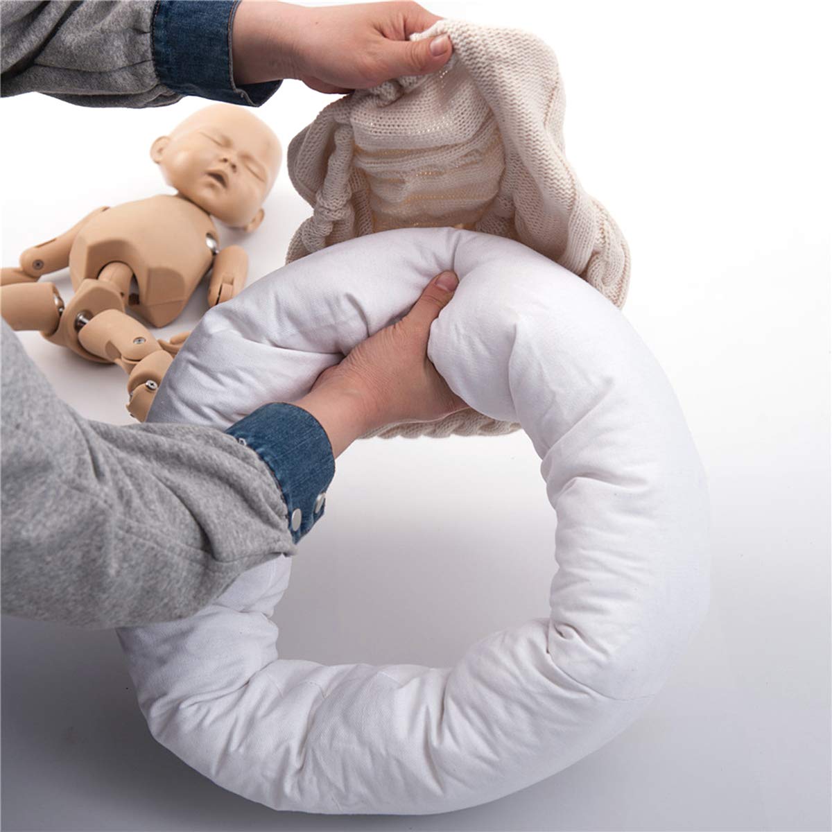 Set di accessori fotografici per neonati e neonati, Puntello fotografico per neonato, 40 x 40 cm, per foto