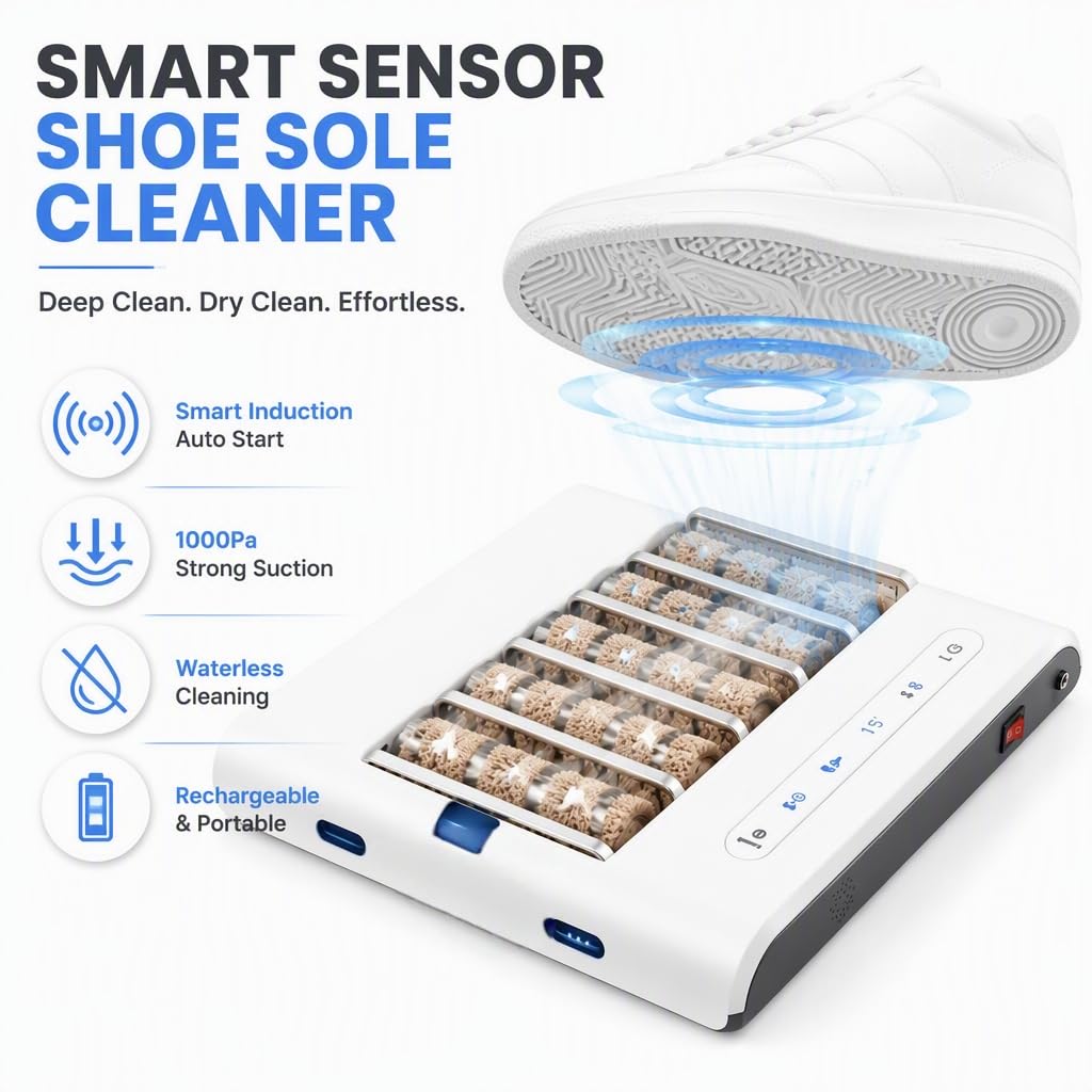Limpiador de suelas eléctrico profesional para el hogar y la empresa, funcionamiento automático.