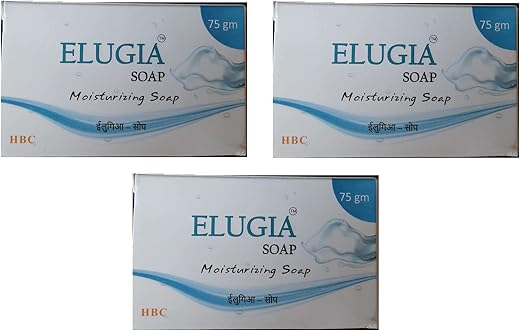 New ELUGIA SOAP (PACK of 3 * 75 GM)