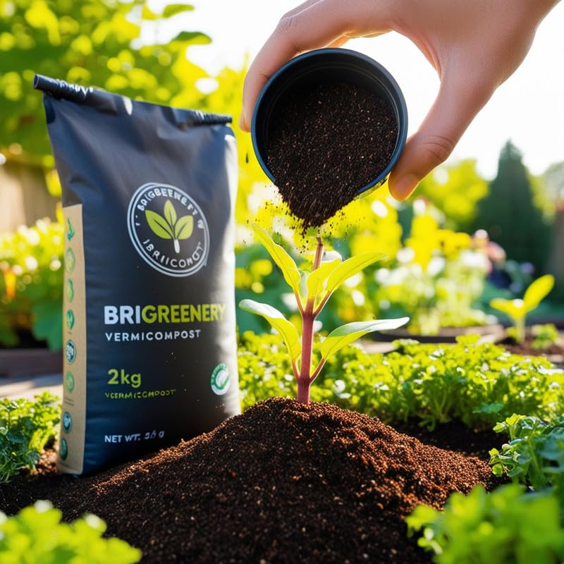 Brigreenery 2 Kg Organic Compost for Thriving Plants-picture-27